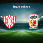 Noroeste e União São João empatam em 2 a 2 na Copa Paulista
