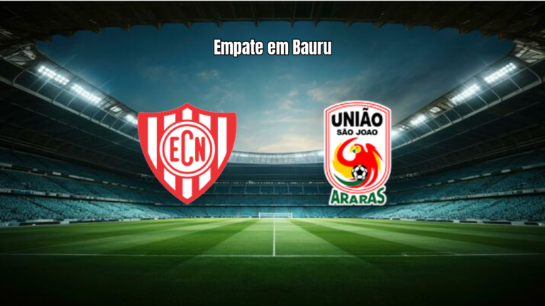 Noroeste e União São João empatam em 2 a 2 na Copa Paulista
