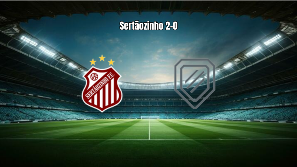 Sertãozinho U20 domina e vence América-SP U20 por 2 a 0