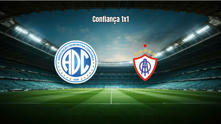 Confiança 1x1 Itabaiana: Destaques da partida pela Série C