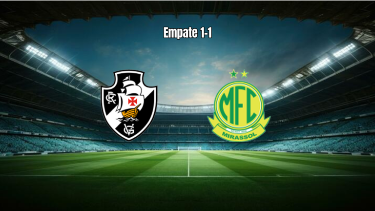 Vasco 1-1 Mirassol: Empate Frustrante em São Januário