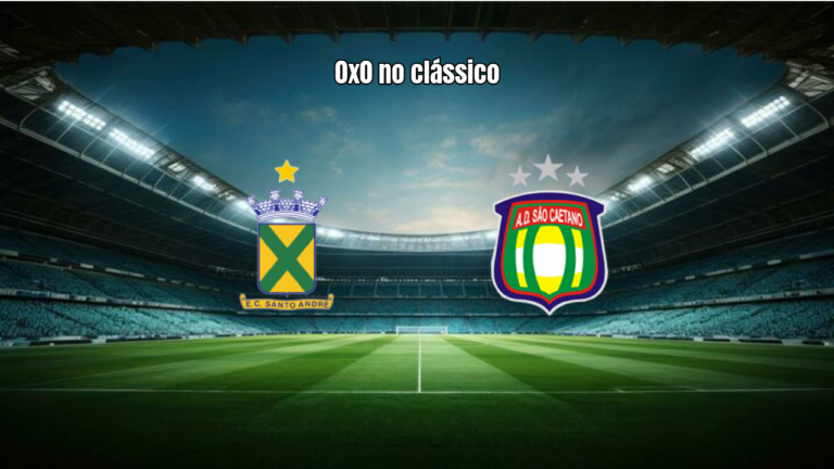 Santo André e São Caetano empatam sem gols na Copa Paulista