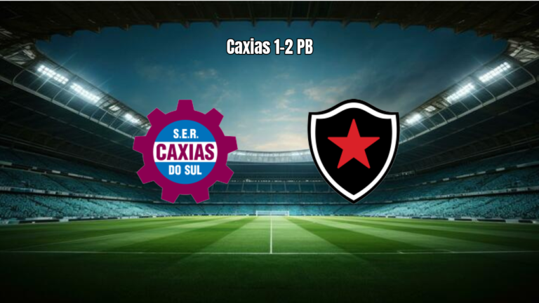 Caxias 1-2 Botafogo PB: Virada no segundo tempo na Série C
