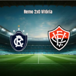 Remo 2x0 Vitória: Gols de Jajá e Alef Manga garantem triunfo
