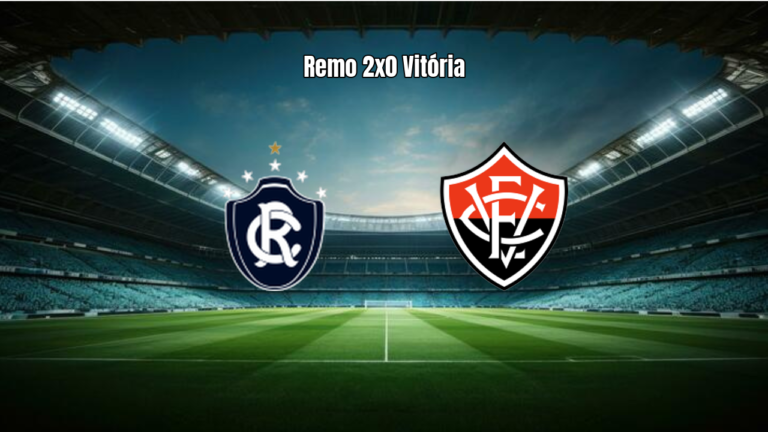 Remo 2x0 Vitória: Gols de Jajá e Alef Manga garantem triunfo