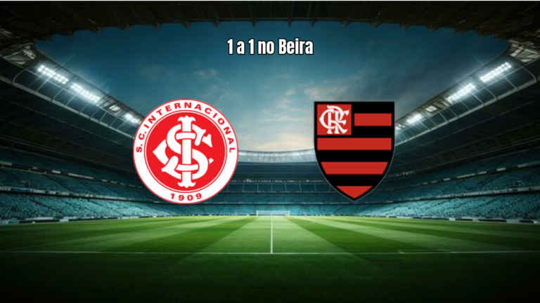 Inter 1x1 Flamengo: Domínio Rubro-Negro, mas Colorado Resiste