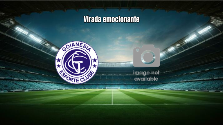 Goianésia 3x2 Crixás EC: Virada Emocionante no Goiano