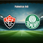 Palmeiras atropela Vitória e vence por 4 a 0 na Série A