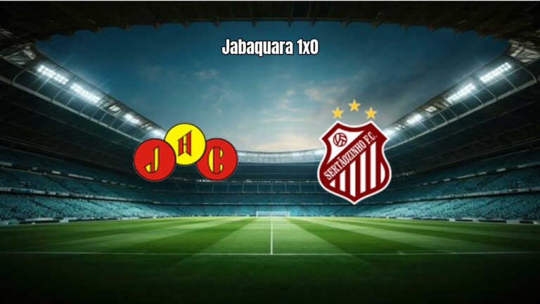 Jabaquara U20 vence Sertãozinho U20 por 1 a 0 no Paulista