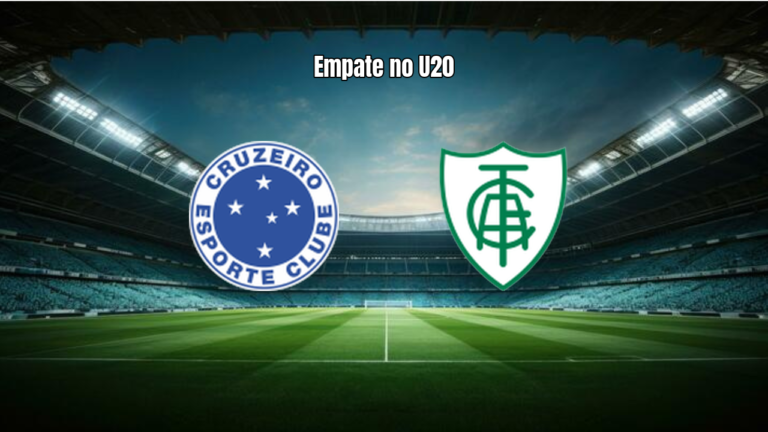 Cruzeiro U20 e América Mineiro U20 empatam por 1 a 1