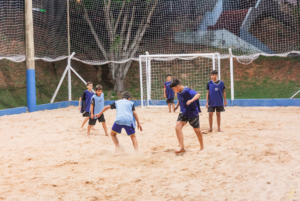 Nova quadra de areia no Centro Esportivo Benedito de Lima