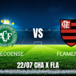 Onde Assistir Chapecoense x Flamengo ao Vivo | Brasileirão Série A 22/07/2026 | Palpite