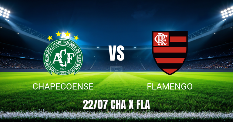 Onde Assistir Chapecoense x Flamengo ao Vivo | Brasileirão Série A 22/07/2026 | Palpite