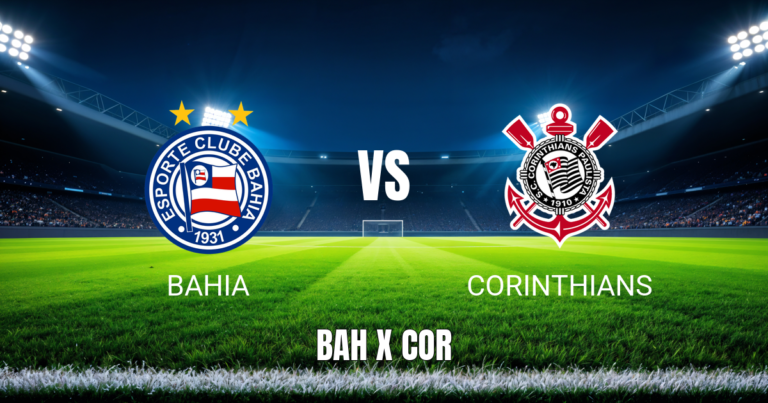 Onde assistir Bahia x Corinthians: Palpite e transmissão ao vivo - 26/07/2026