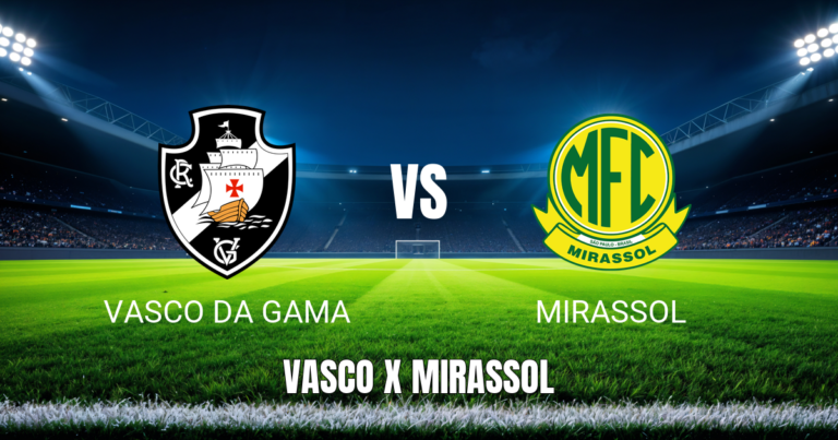 Onde assistir Vasco x Mirassol ao vivo: Palpite para o jogo de 25/07/2026