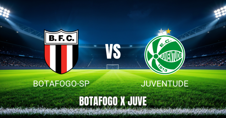 Onde assistir Botafogo-SP x Juventude: Palpite (23/07/2026)