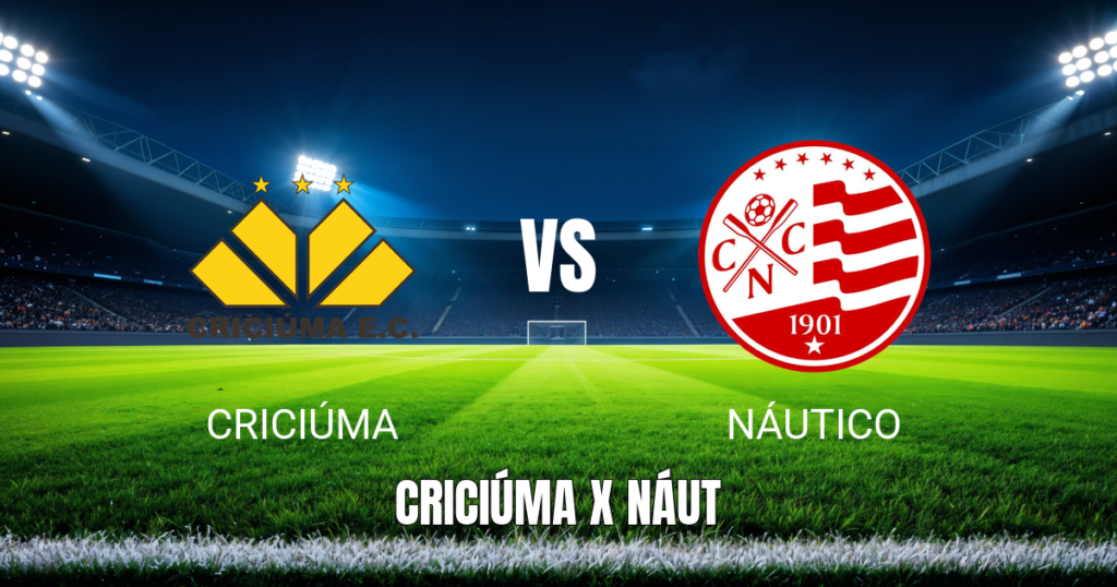 Onde assistir Criciúma x Náutico ao vivo: Palpite para 26/07/2026