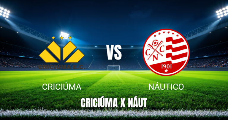 Onde assistir Criciúma x Náutico ao vivo: Palpite para 26/07/2026