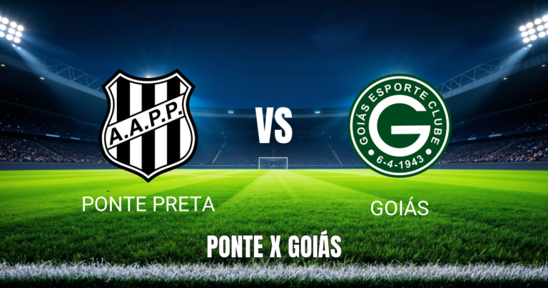 Onde assistir Ponte Preta x Goiás ao vivo (18/07/2026) - Palpite e análise da Série B