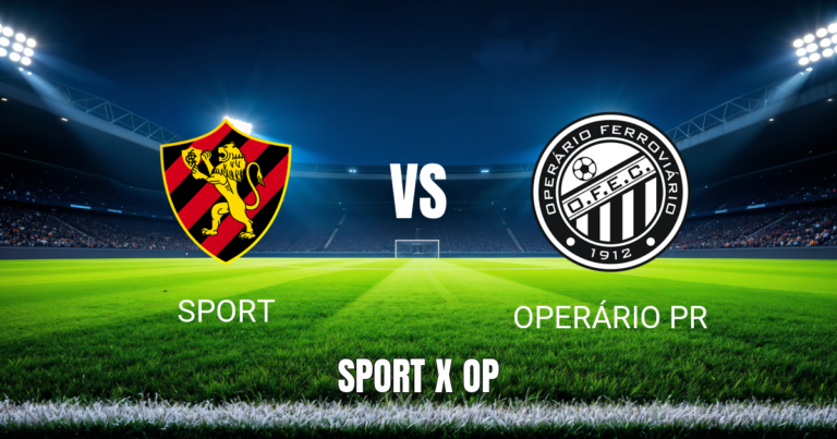 Onde Assistir e Palpite para Sport vs Operário PR - 18/07/2026
