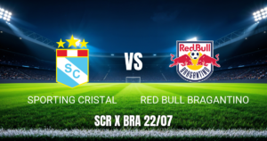 Onde assistir Sporting Cristal x Bragantino ao vivo: Palpite e escalações 22/07/2026