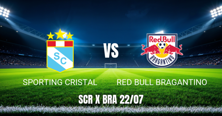 Onde assistir Sporting Cristal x Bragantino ao vivo: Palpite e escalações 22/07/2026