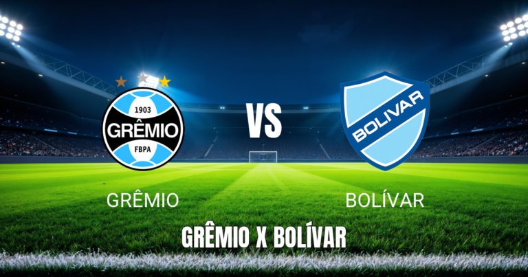 Onde assistir Grêmio x Bolívar: Palpite 30/07/2026