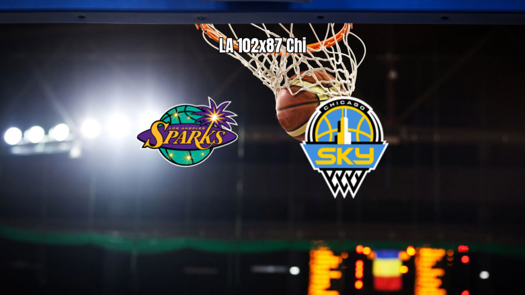 Los Angeles Sparks vence Chicago Sky por 102 a 87