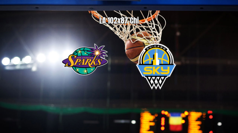 Los Angeles Sparks vence Chicago Sky por 102 a 87