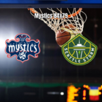 Washington Mystics vence Seattle Storm 84-79 em virada