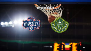 Washington Mystics vence Seattle Storm 84-79 em virada