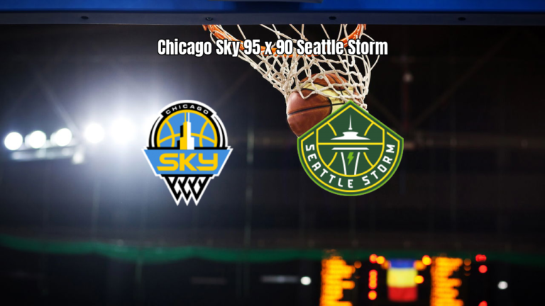 Chicago Sky vence Seattle Storm na WNBA por 95 a 90