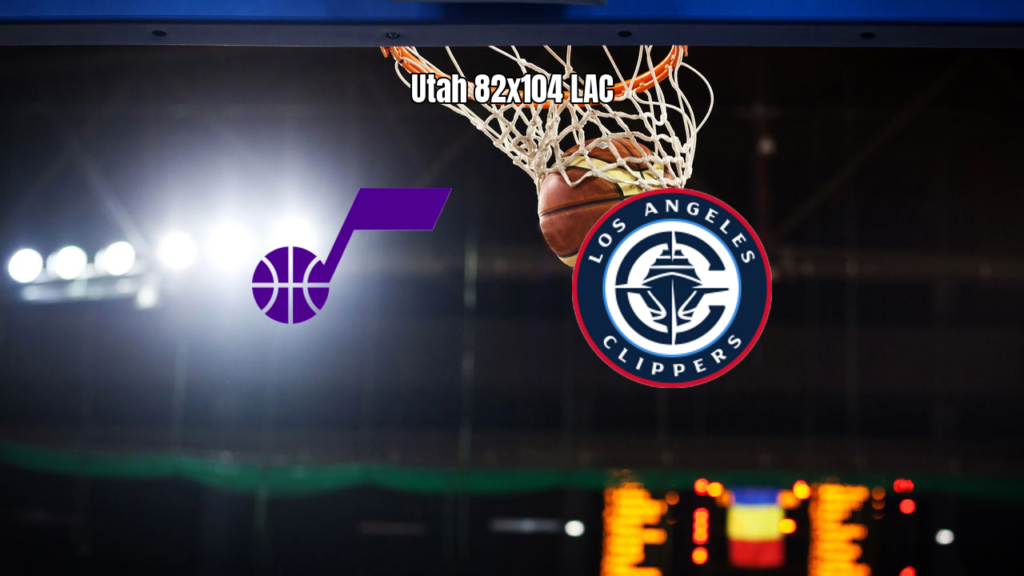 Clippers dominam Jazz no 3º quarto e vencem por 104-82