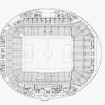 Arquitetura do Tottenham Hotspur Stadium: Planta do Quarto Pavimento Revela Design Inovador