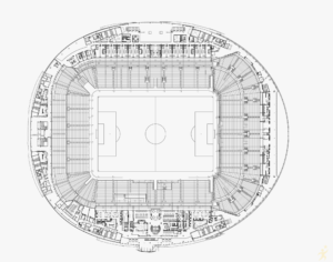 Arquitetura do Tottenham Hotspur Stadium: Planta do Quarto Pavimento Revela Design Inovador