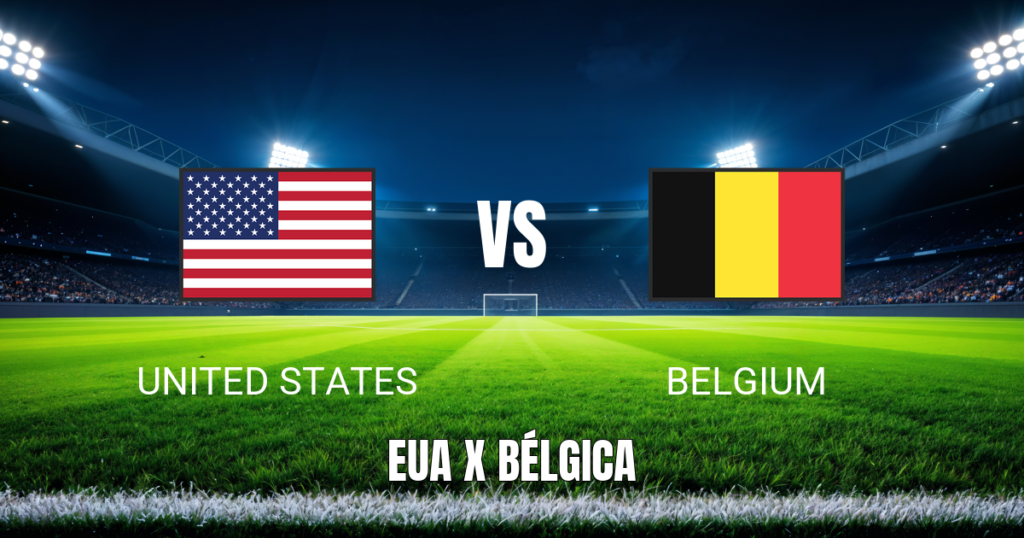 Onde assistir a Estados Unidos x Bélgica: Palpite para a Copa do Mundo 2026 - 06/07/2026