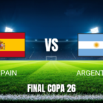 Onde assistir Espanha x Argentina ao vivo: Palpite final 19/07/2026