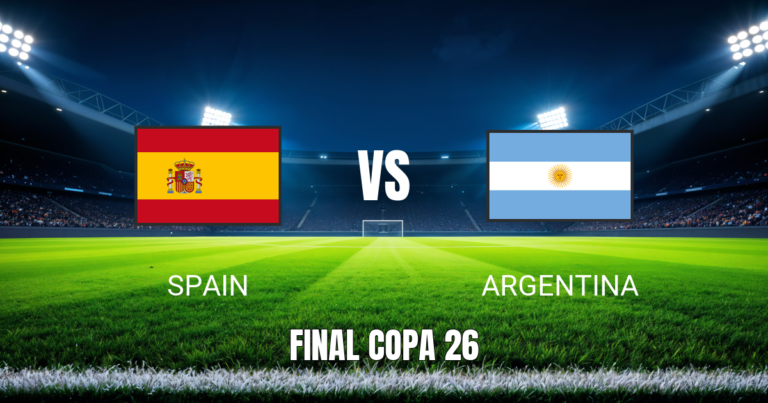 Onde assistir Espanha x Argentina ao vivo: Palpite final 19/07/2026