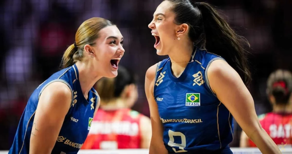 Brasil enfrenta Polônia pela liderança da Liga das Nações de Vôlei Feminino