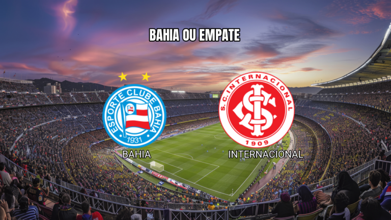 Palpite Bahia x Internacional na Série A em 30/08/2026