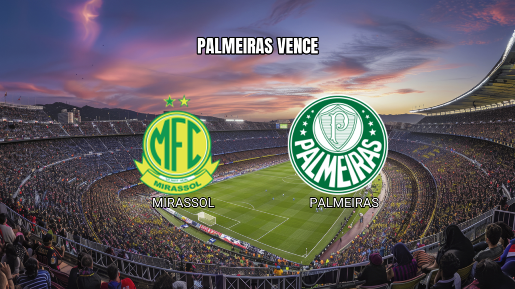Palpite Mirassol x Palmeiras na Série A 30/08/2026