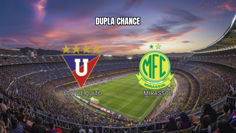 Palpite LDU de Quito x Mirassol: dupla chance - 20/08/2026