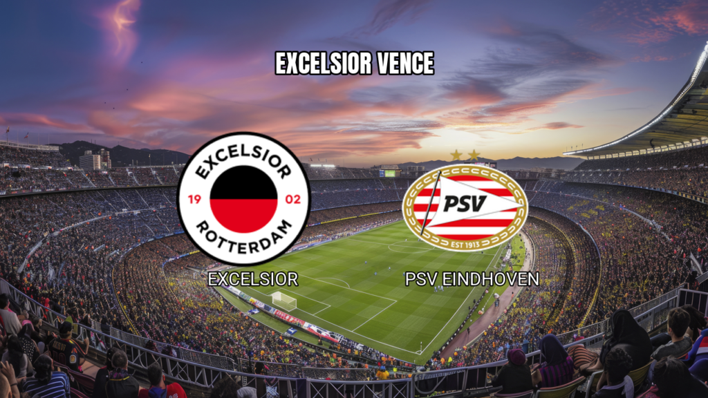 Palpite: Excelsior x PSV na Eredivisie em 15/08/2026