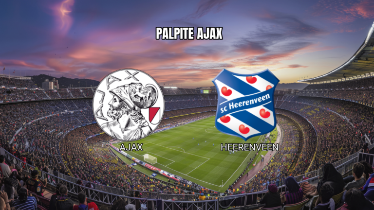 Palpite Ajax x Heerenveen pela Eredivisie 16/08/2026