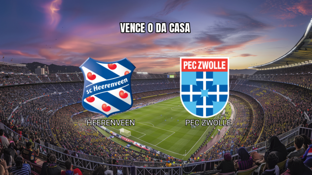 Palpite Heerenveen vs PEC Zwolle na Eredivisie - 22/08/2026
