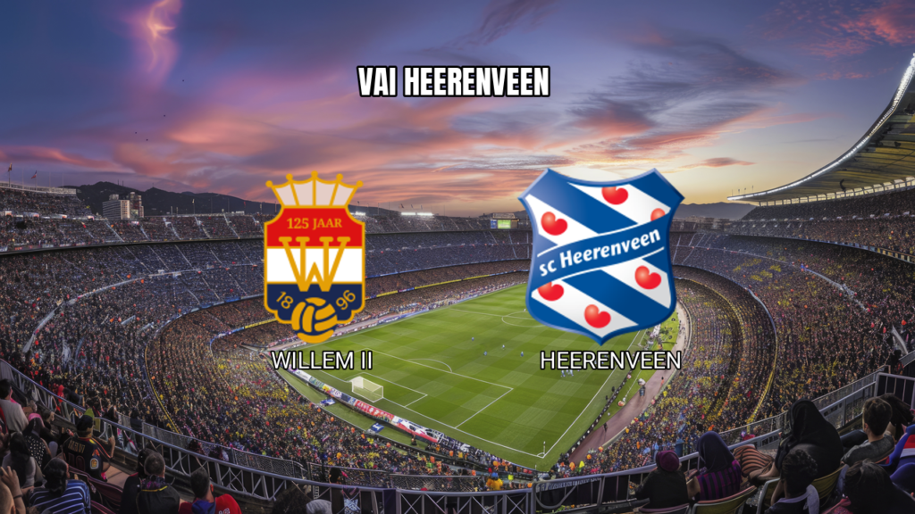 Palpite: Willem II x Heerenveen pela Eredivisie em 30/08/2026