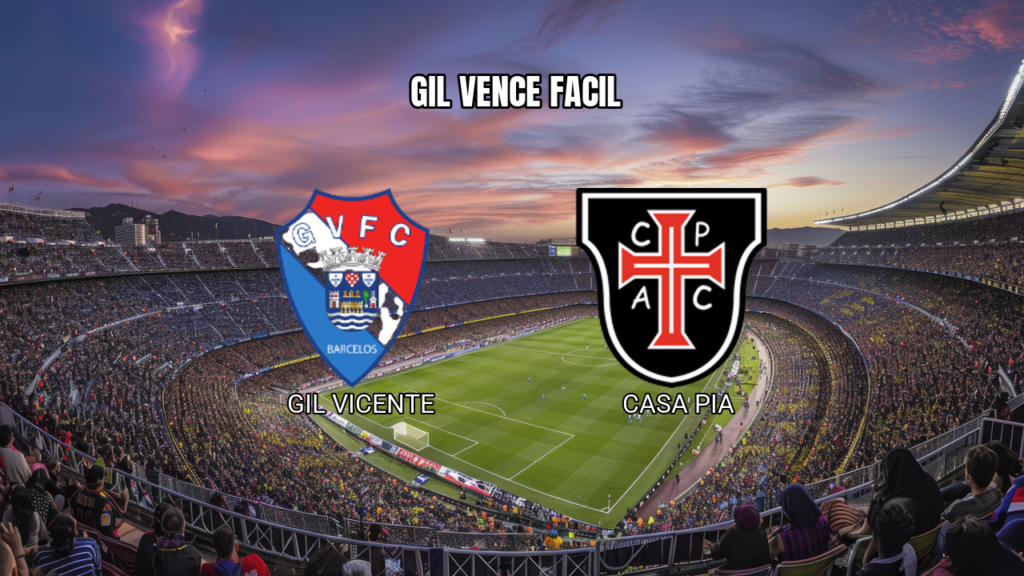 Palpite: Gil Vicente vence Casa Pia na Primeira Liga – 24/08/2026