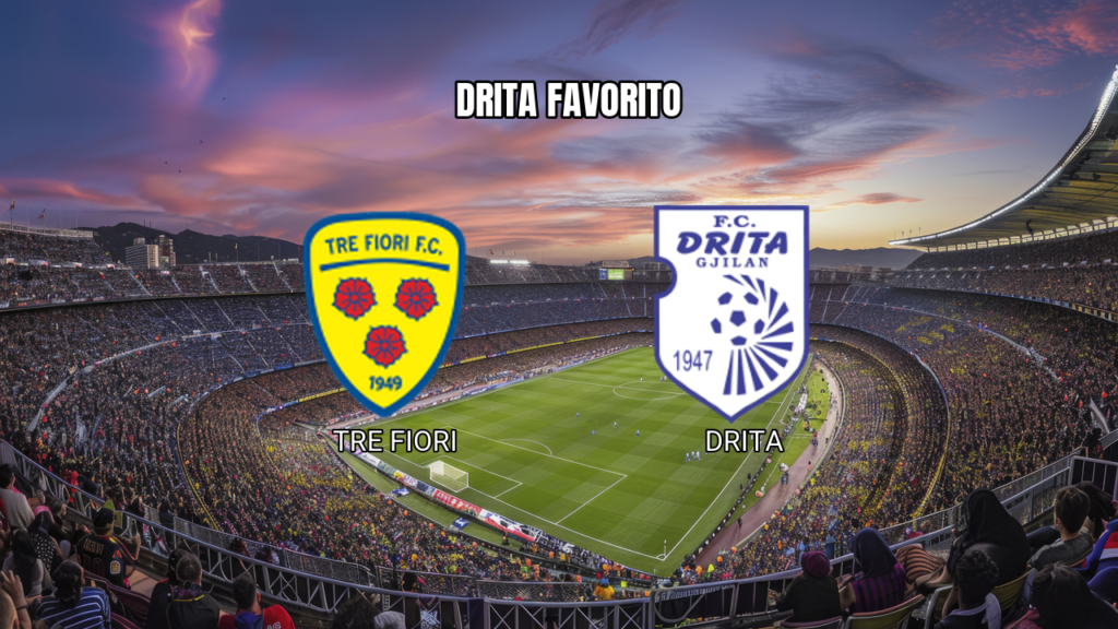 Palpite: Tre Fiori x Drita - Quem vence em 06/08/2026?