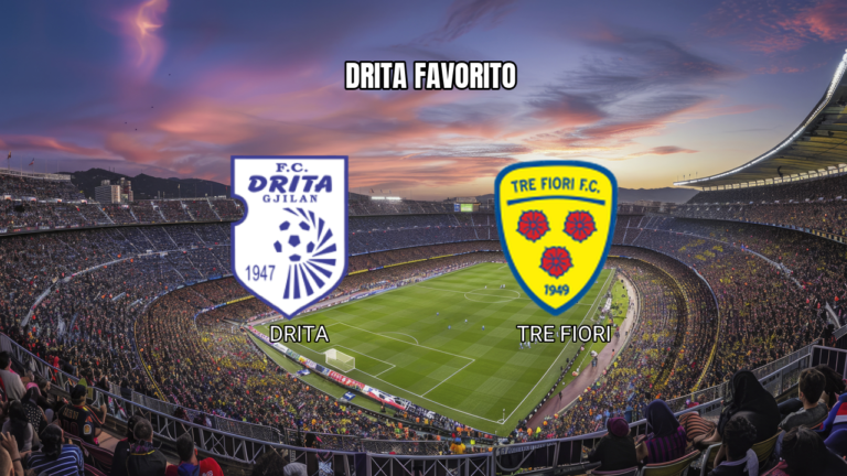 Drita x Tre Fiori: Palpite e estatísticas para 13/08/2026