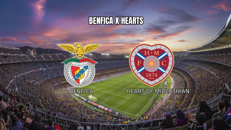 Palpite Benfica x Hearts: Europa League 06/08/2026